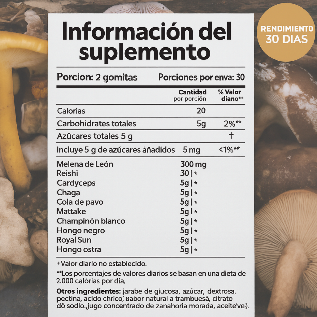 GOMITAS DIARIAS HAIR GROWTH