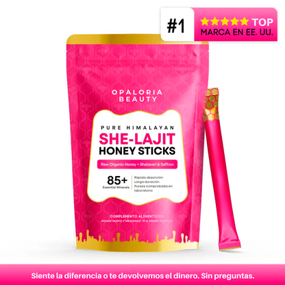 SHE-LAJIT™ Palitos de miel para libido, hormonas y energía femenina