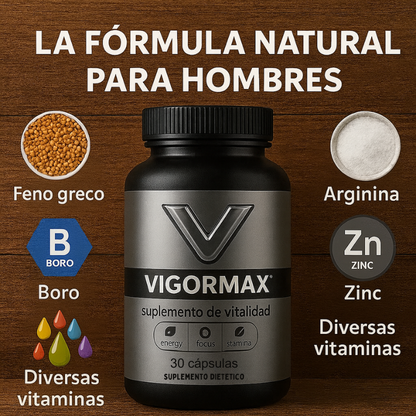 VigorMax – vitalidad, rendimiento y salud masculina.