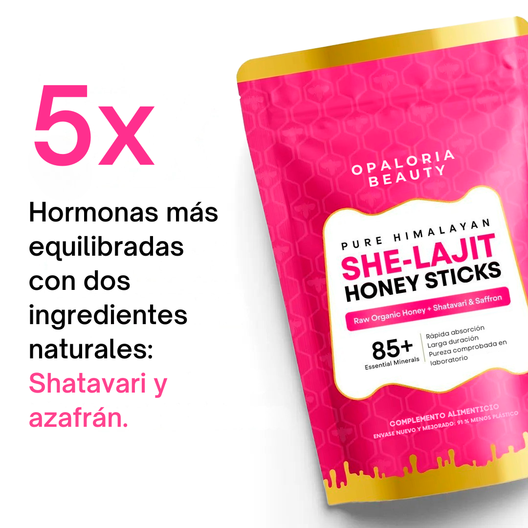 SHE-LAJIT™ Palitos de miel para libido, hormonas y energía femenina