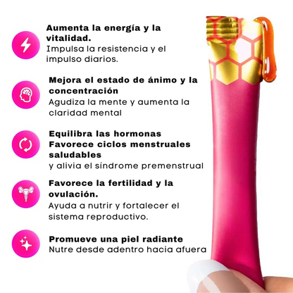 SHE-LAJIT™ Palitos de miel para libido, hormonas y energía femenina