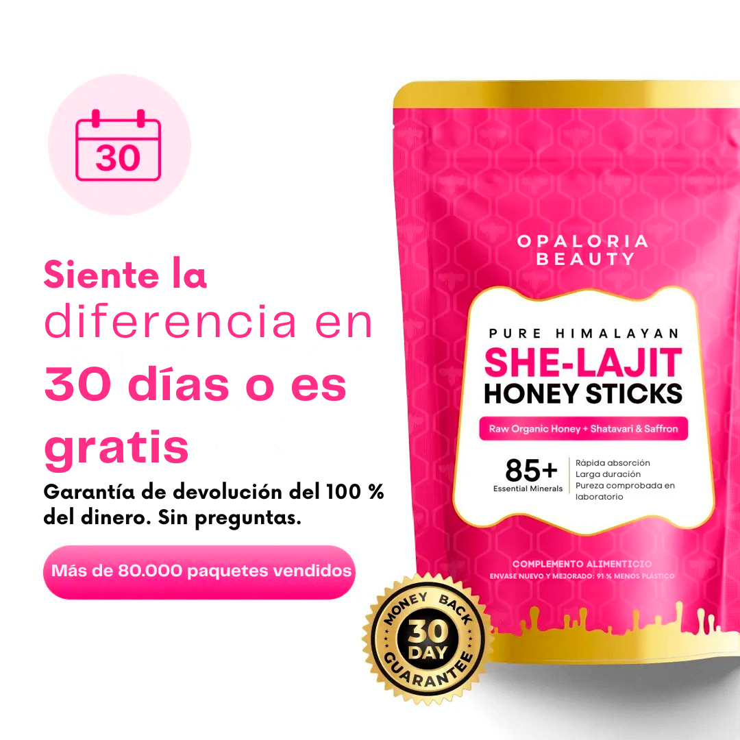 SHE-LAJIT™ Palitos de miel para libido, hormonas y energía femenina