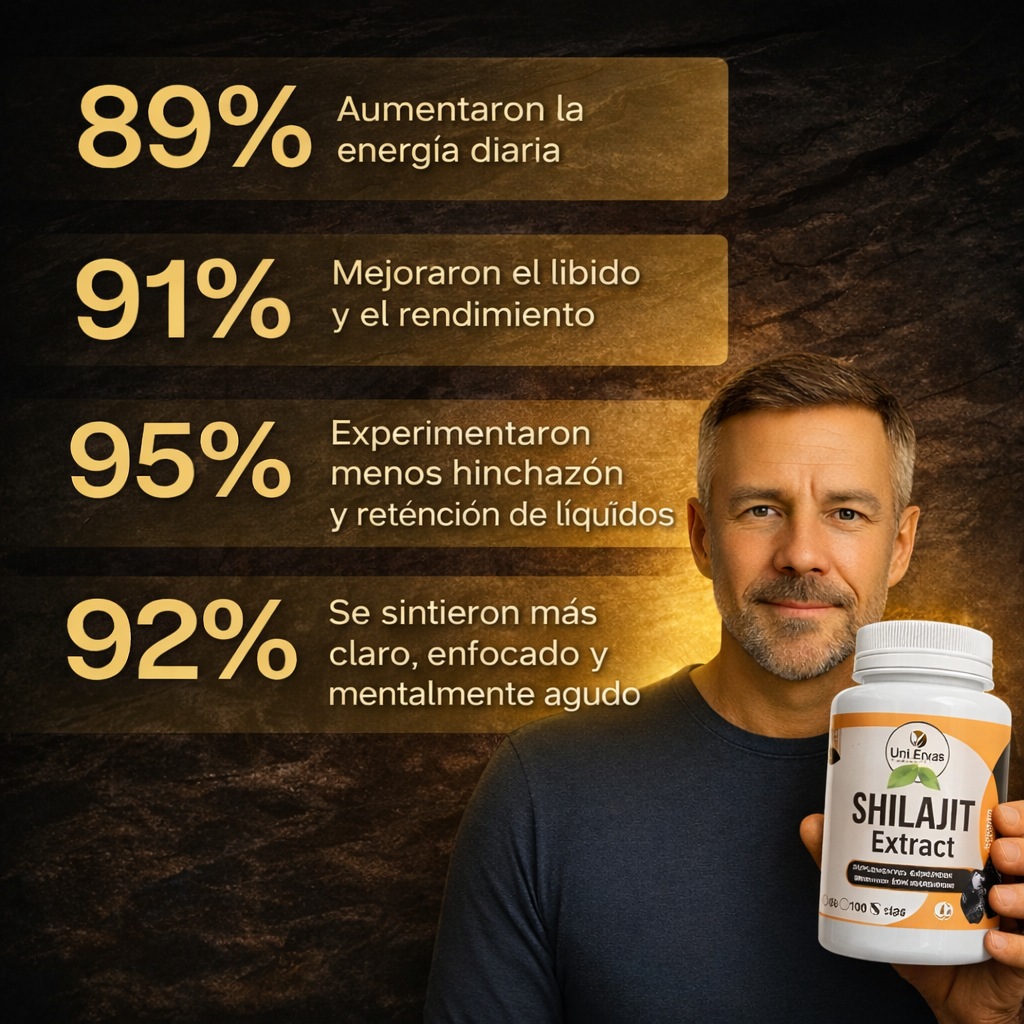 Cápsulas de Shilajit – ¡Más energía, mejor ánimo y rendimiento!