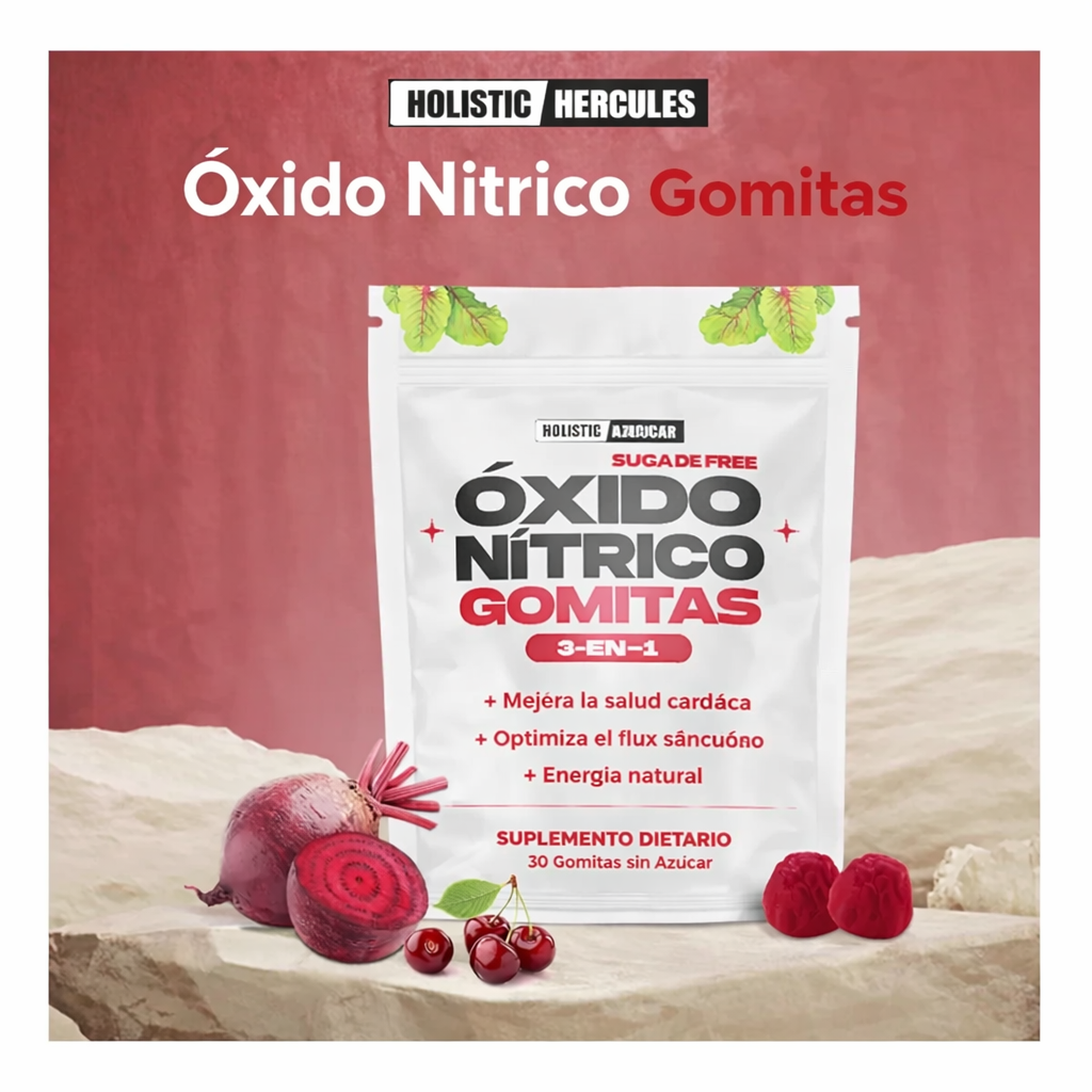 Gomitas de Óxido Nítrico con Huanarpo para más Energía y Rendimiento