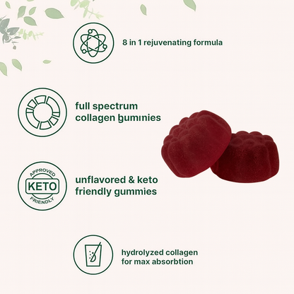 Gomitas de Colágeno para Piel, Cabello y Uñas